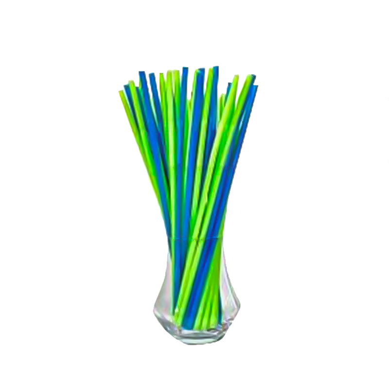 JY-PS-001 Artistic Flexible Straws Mixed Colors Plastic Drinking Straw