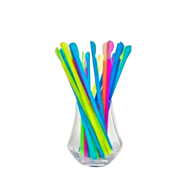 JY-PS-005 Spoon Straight Plastic Drinking Straw