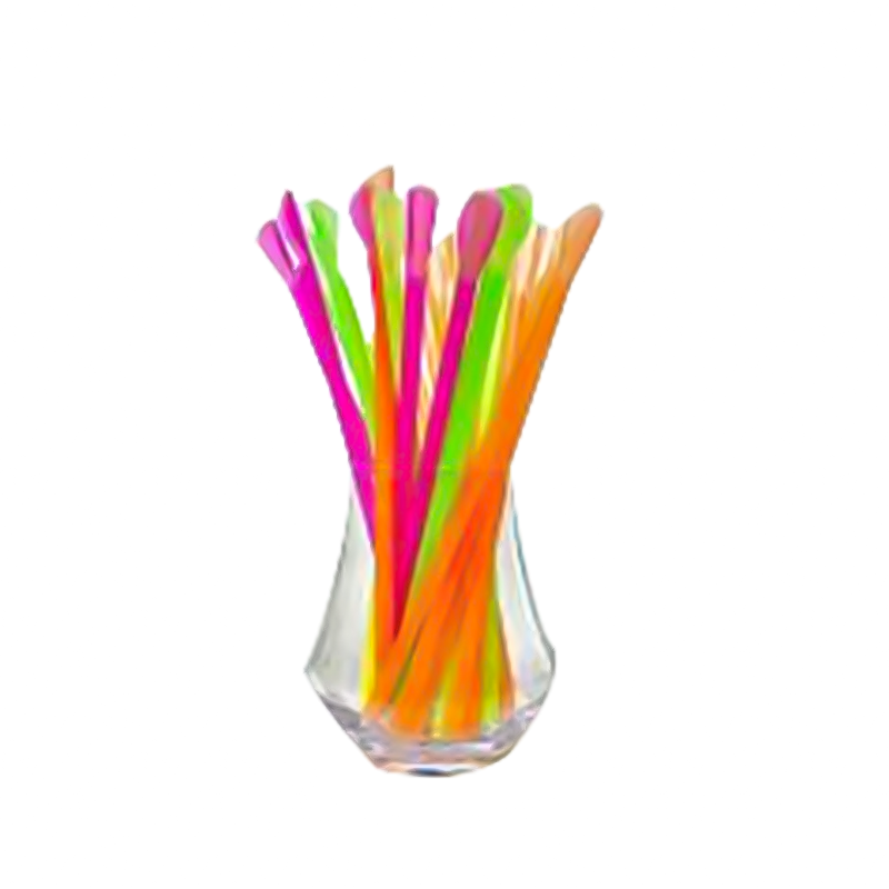 JY-PS-005 Spoon Straight Plastic Drinking Straw